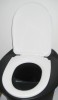 Toilettensitz mit Deckel, Kunststoff weiß